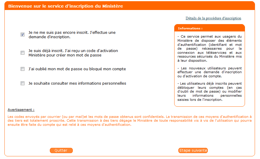 inscription téléprocedure2