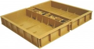 Nourrisseur couvre-cadres plastique