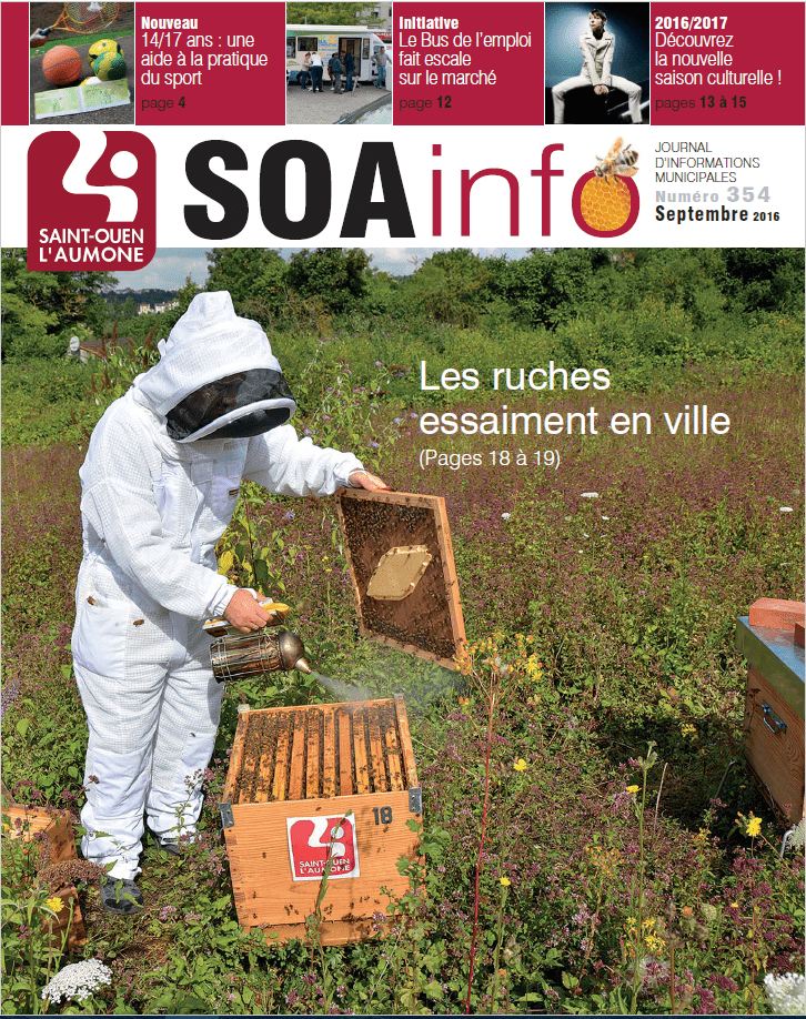 Saint Ouen l'Aumône, Les ruches essaiment en ville Saint Ouen l'Aumône, Les ruches essaiment en ville