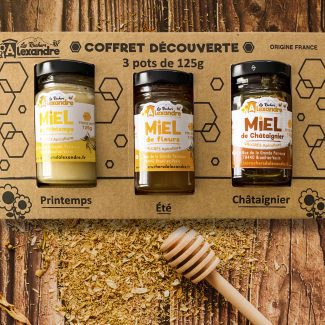 Coffret découverte 3 miels