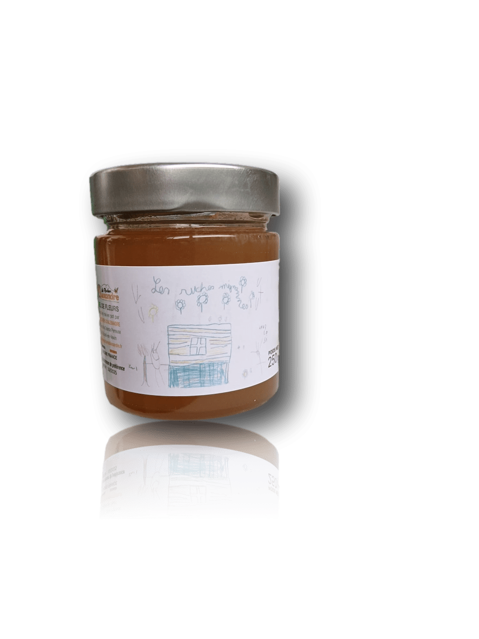 Pot de miel 250g à personnaliser - carton de 12 – Image 5