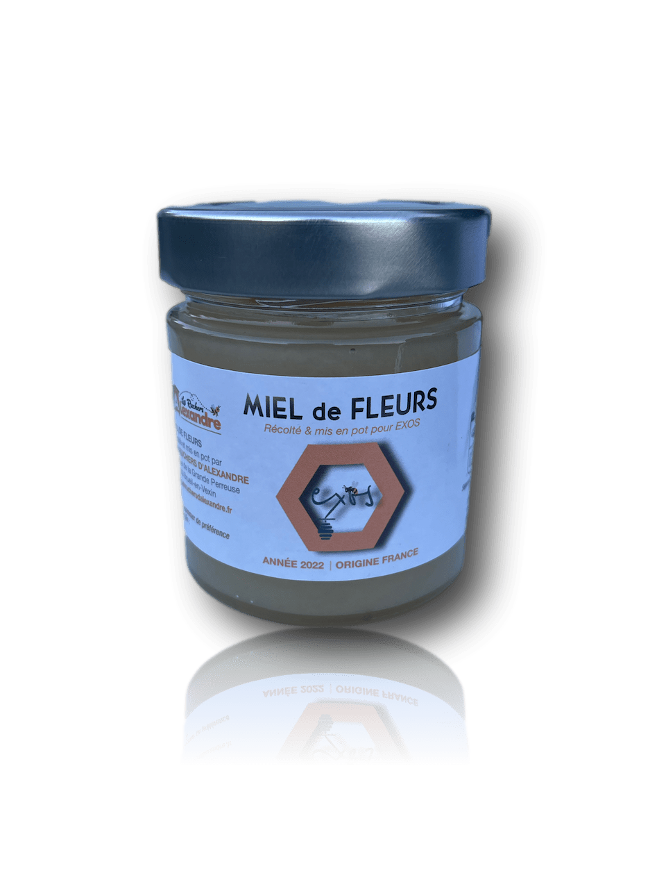 Pot de miel 250g à personnaliser - carton de 12 – Image 3