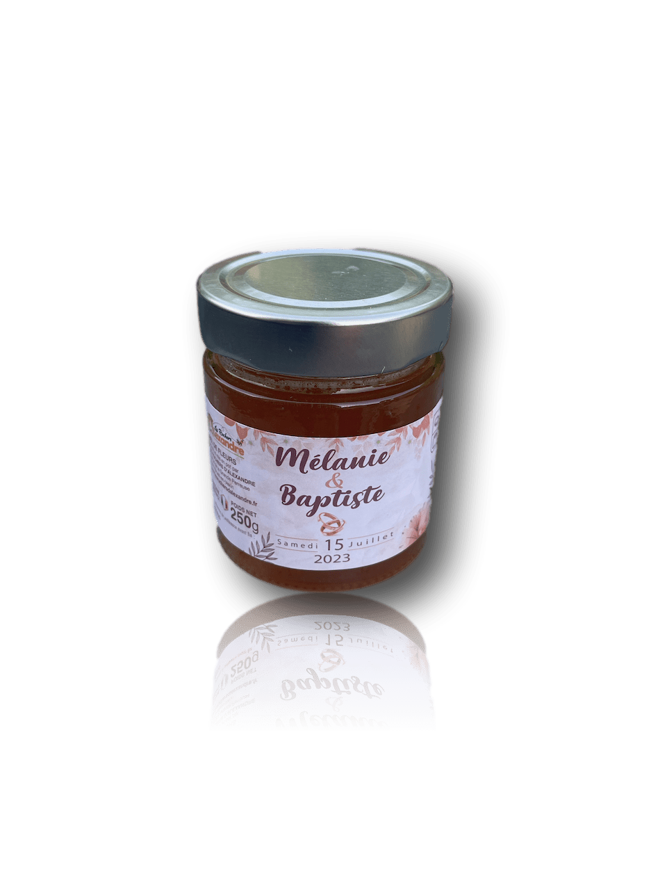 Pot de miel 250g à personnaliser - carton de 12 – Image 4