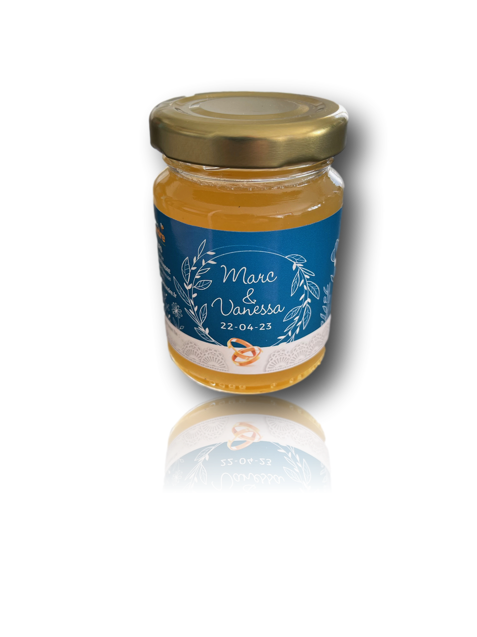 Pot de miel 125g à personnaliser - carton de 20 – Image 2