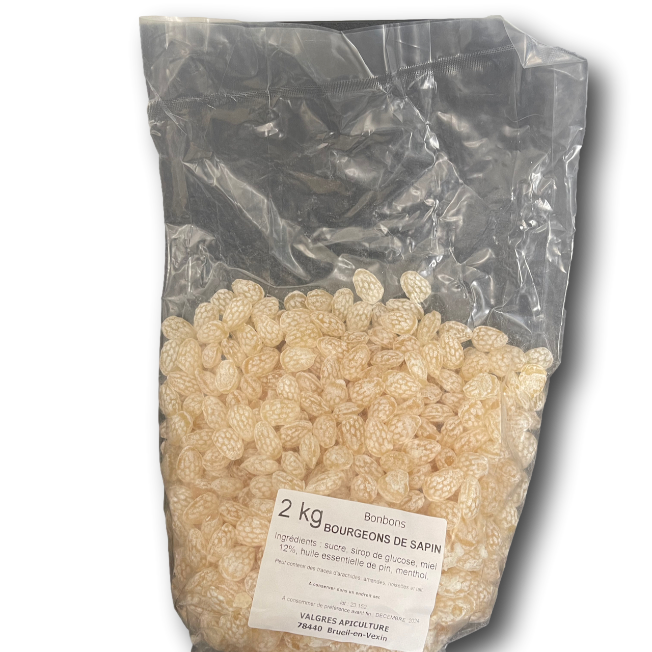 Gros Volume - Bonbons au miel LRA - sac de 2Kg