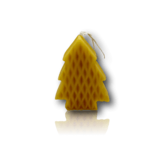 Bougie sapin plat pour décoration arbre de Noël