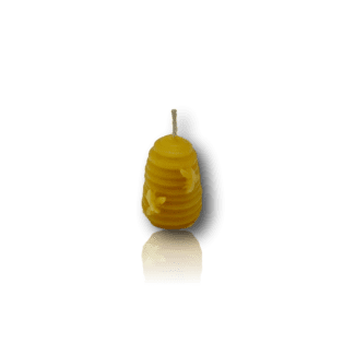Bougie petite ruche paille
