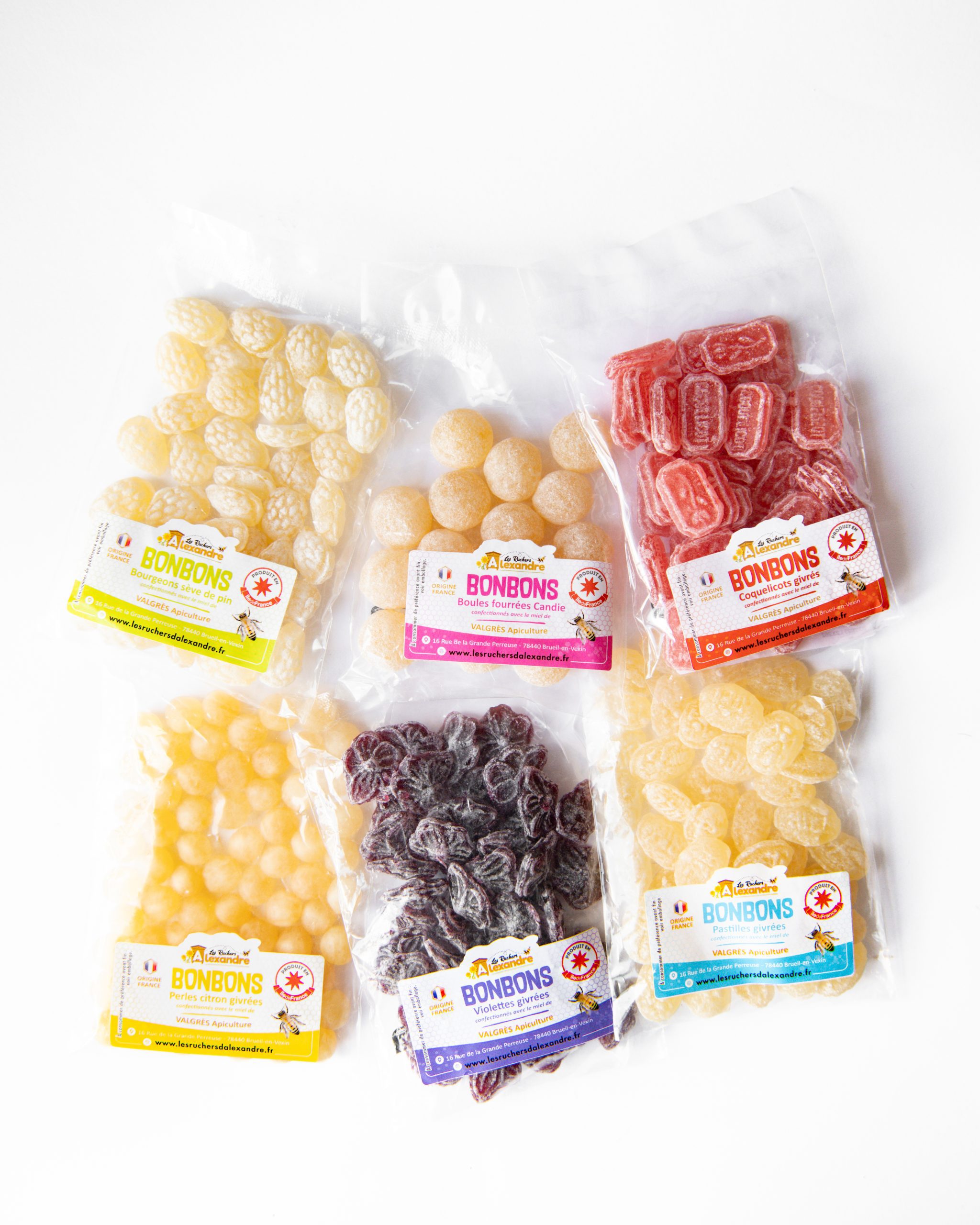 Bonbons au miel LRA - sachet de 100g