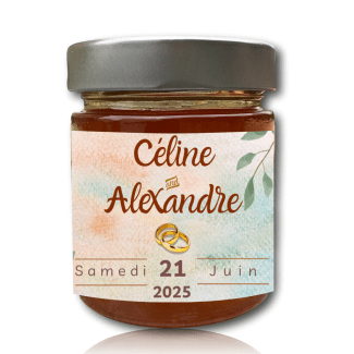 Pot de miel 250g à personnaliser - carton de 12