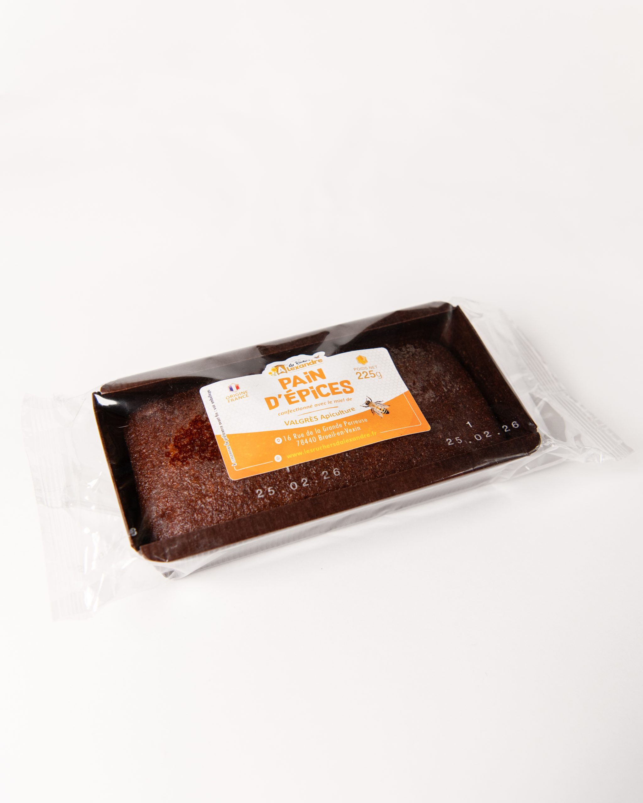Pain d'épices artisanal au miel des Ruchers d'Alexandre
